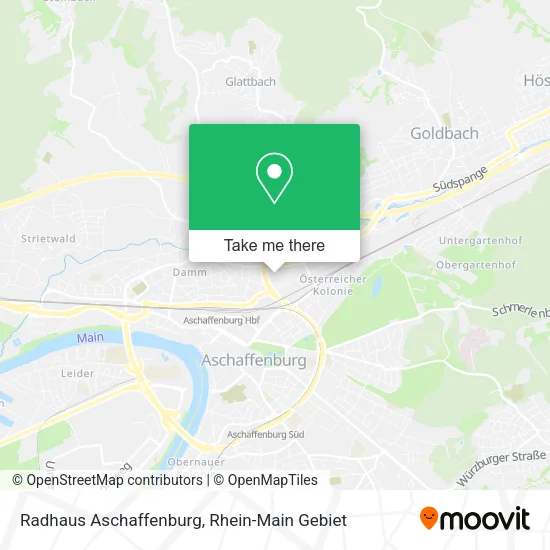 Карта Radhaus Aschaffenburg