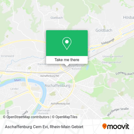 Карта Aschaffenburg Cem Evi