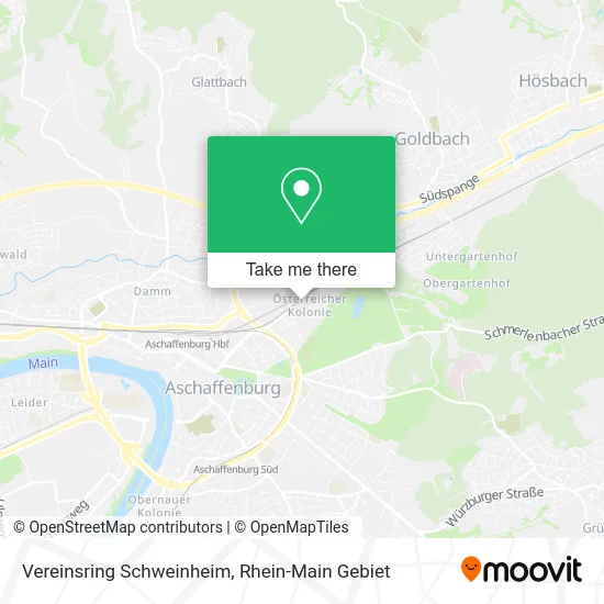 Карта Vereinsring Schweinheim