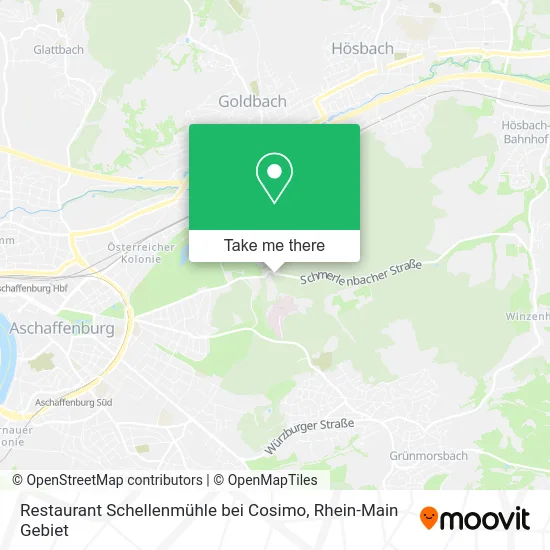Карта Restaurant Schellenmühle bei Cosimo