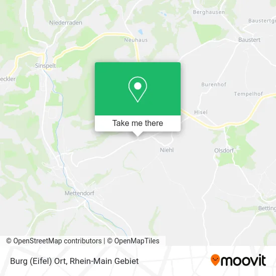 Карта Burg (Eifel) Ort