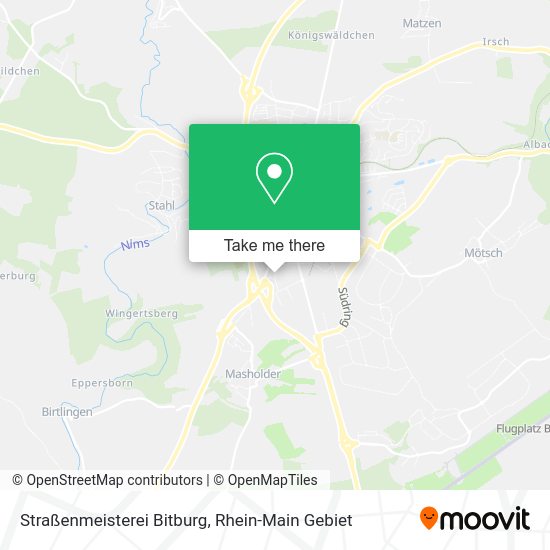 Карта Straßenmeisterei Bitburg