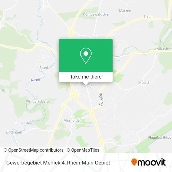 Карта Gewerbegebiet Merlick 4