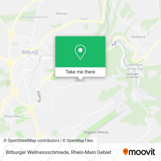 Карта Bitburger Wellnessschmiede