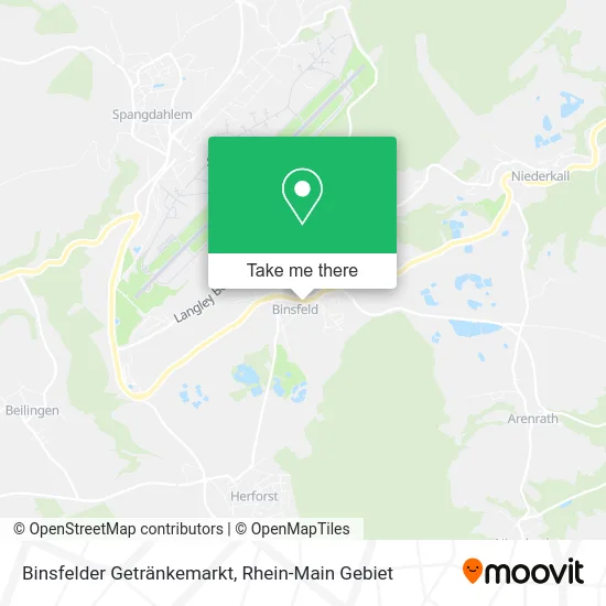 Карта Binsfelder Getränkemarkt
