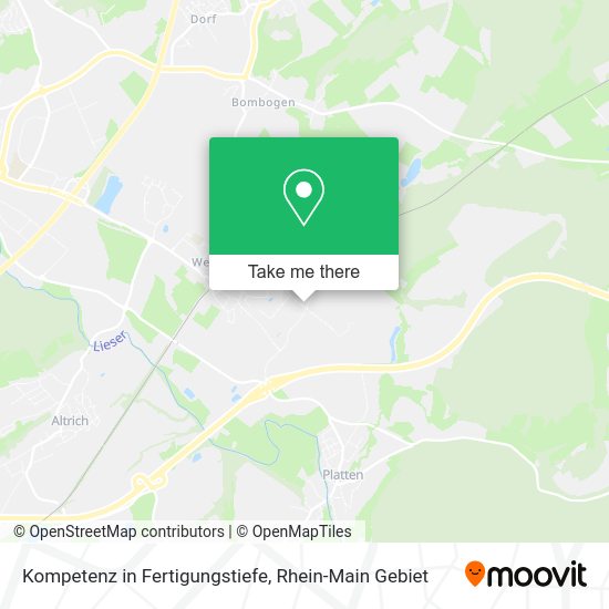 Карта Kompetenz in Fertigungstiefe