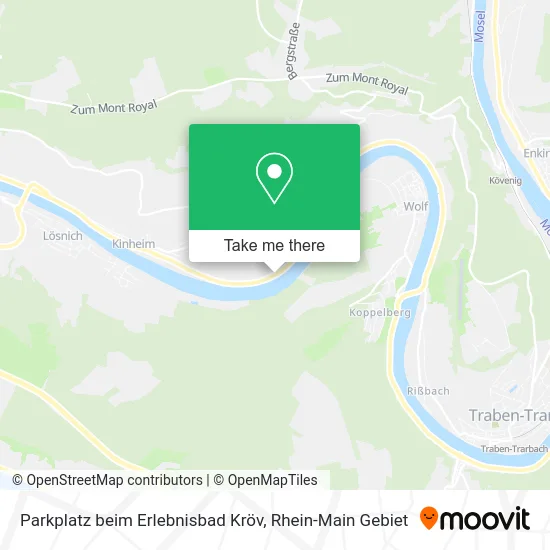 Карта Parkplatz beim Erlebnisbad Kröv