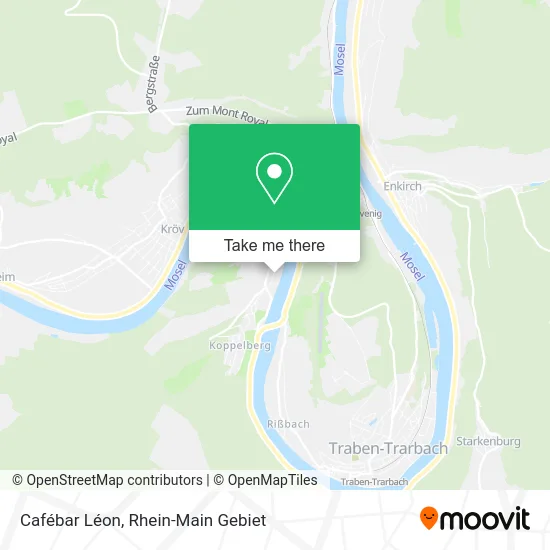 Карта Cafébar Léon