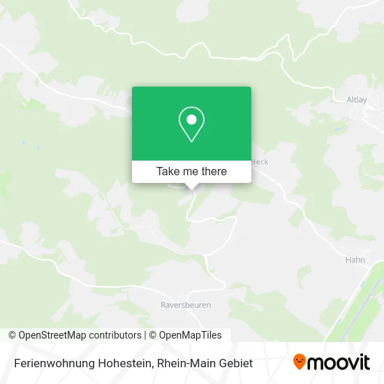 Карта Ferienwohnung Hohestein