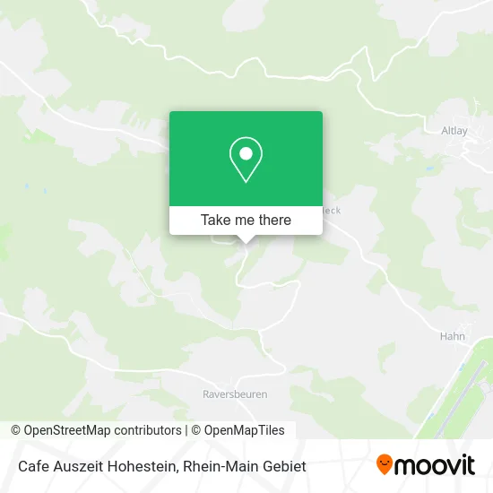 Карта Cafe Auszeit Hohestein