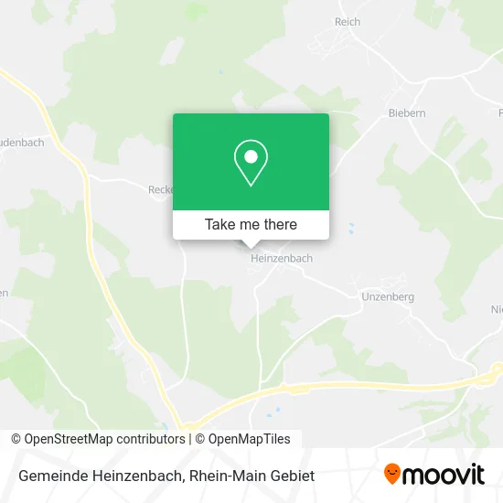 Карта Gemeinde Heinzenbach