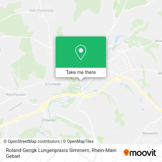 Карта Roland Gerigk Lungenpraxis Simmern
