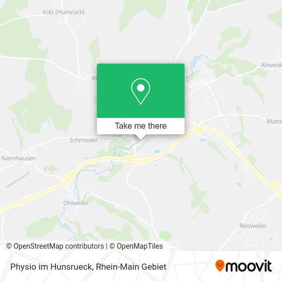 Карта Physio im Hunsrueck