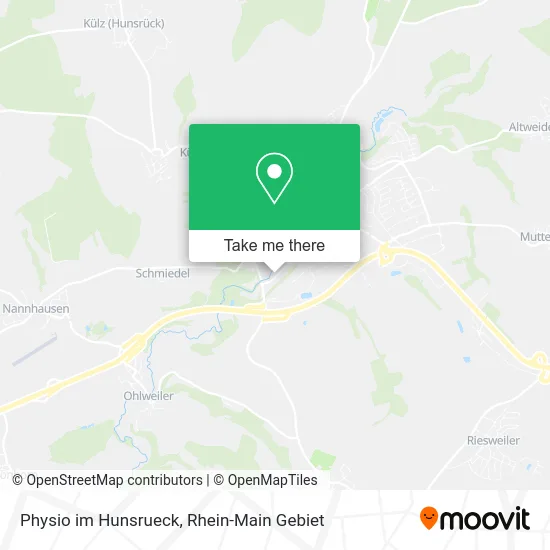Карта Physio im Hunsrueck