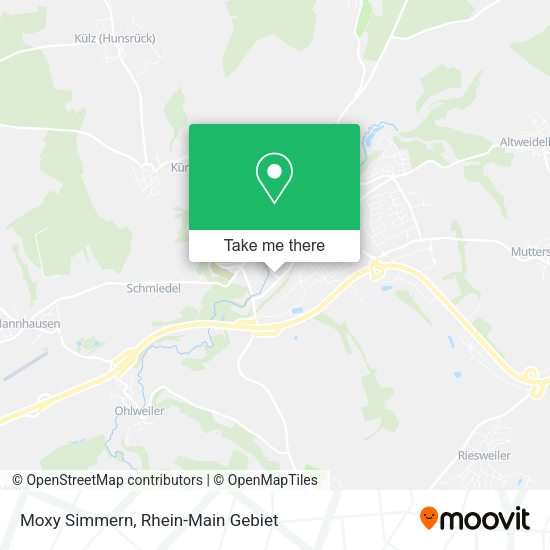 Карта Moxy Simmern