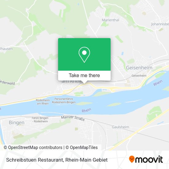Карта Schreibstuen Restaurant