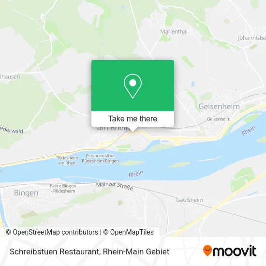 Карта Schreibstuen Restaurant