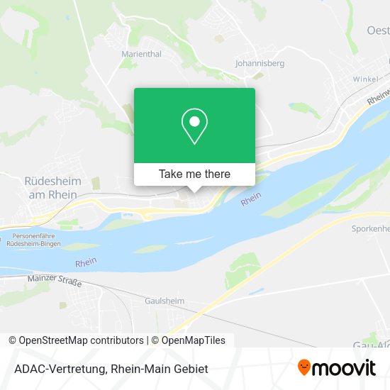 Карта ADAC-Vertretung
