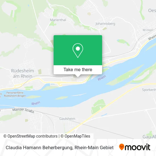 Карта Claudia Hamann Beherbergung