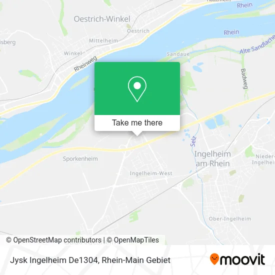 Карта Jysk Ingelheim De1304