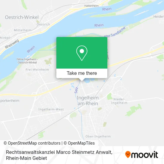 Карта Rechtsanwaltskanzlei Marco Steinmetz Anwalt