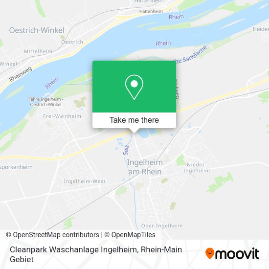Карта Cleanpark Waschanlage Ingelheim