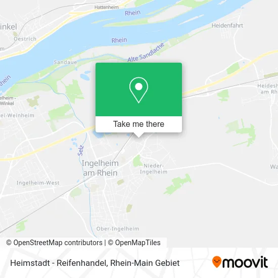 Карта Heimstadt - Reifenhandel