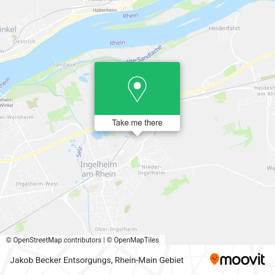 Карта Jakob Becker Entsorgungs