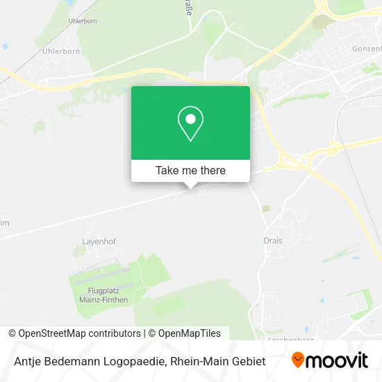 Карта Antje Bedemann Logopaedie