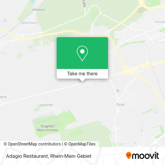 Карта Adagio Restaurant