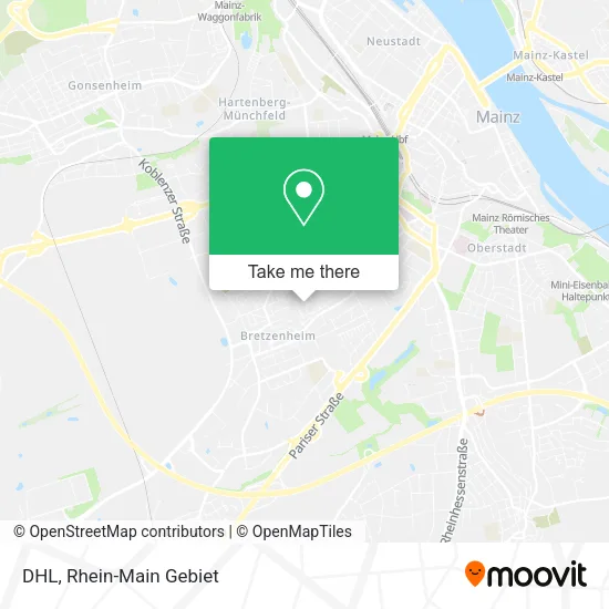 Карта DHL