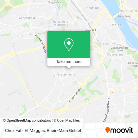 Карта Chez Fabi Et Mägges