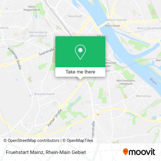 Карта Fruehstart Mainz
