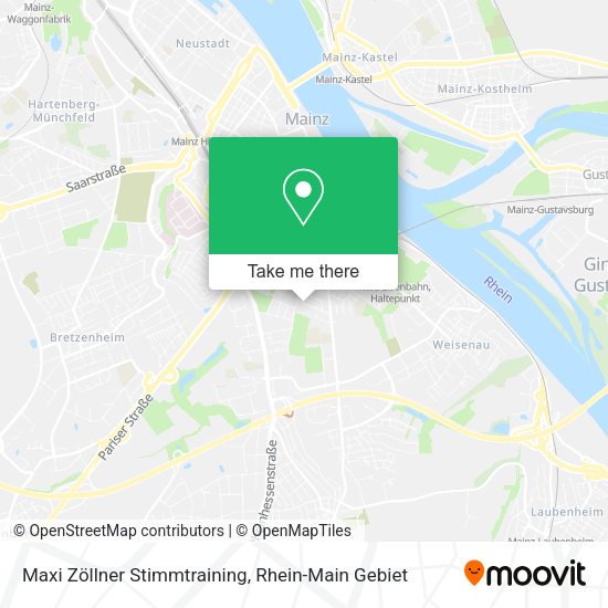 Карта Maxi Zöllner Stimmtraining