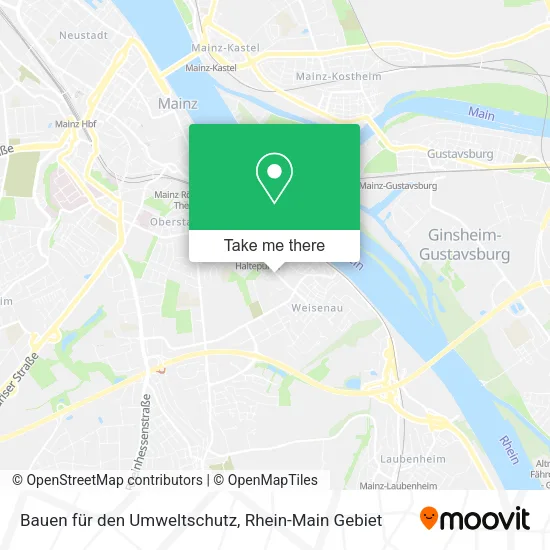 Карта Bauen für den Umweltschutz