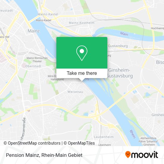 Карта Pension Mainz