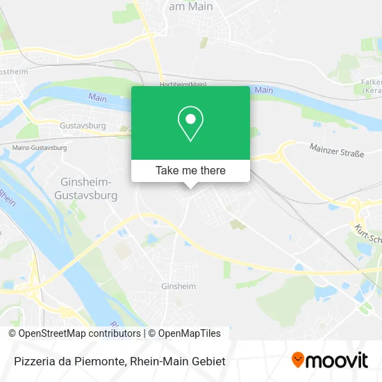 Карта Pizzeria da Piemonte