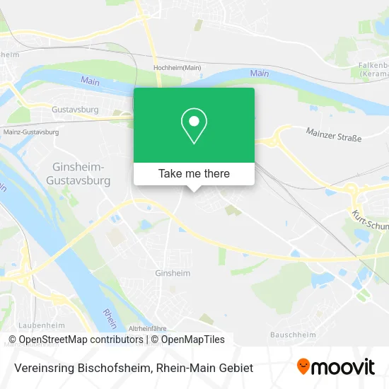 Карта Vereinsring Bischofsheim