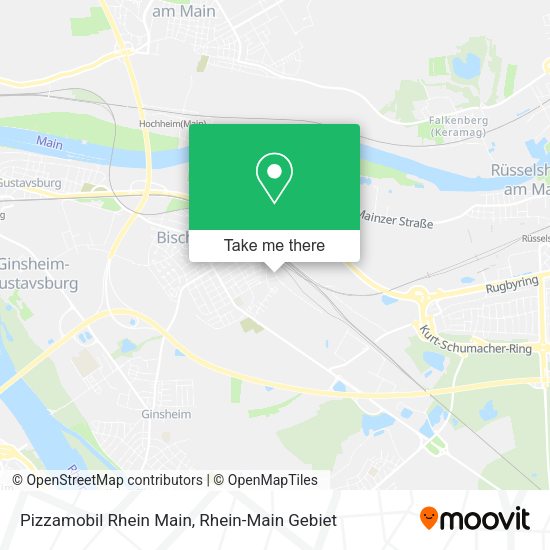Карта Pizzamobil Rhein Main