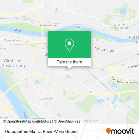 Карта Osteopathie Mainz