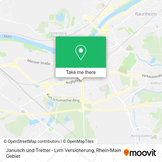 Карта Janusch und Tretter - Lvm Versicherung