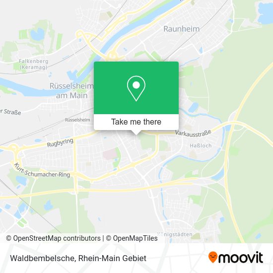 Карта Waldbembelsche