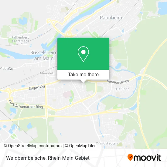 Карта Waldbembelsche