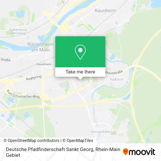 Карта Deutsche Pfadfinderschaft Sankt Georg