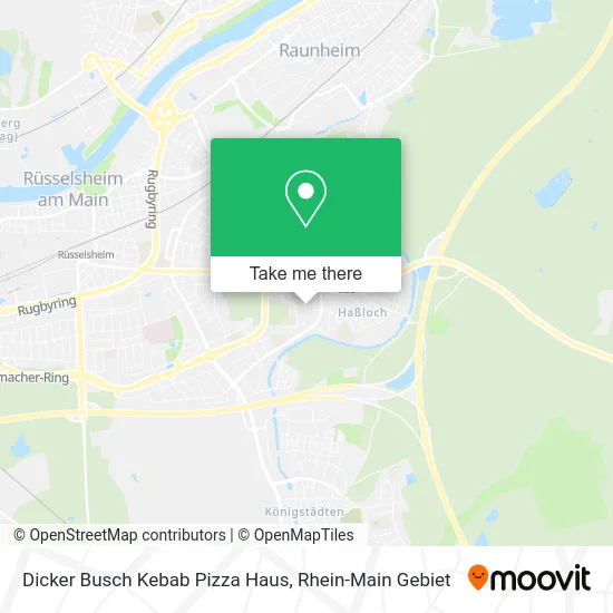 Карта Dicker Busch Kebab Pizza Haus