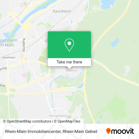 Карта Rhein-Main Immobiliencenter