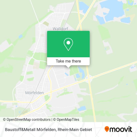 Карта Baustoff&Metall Mörfelden