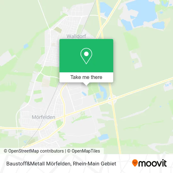 Карта Baustoff&Metall Mörfelden