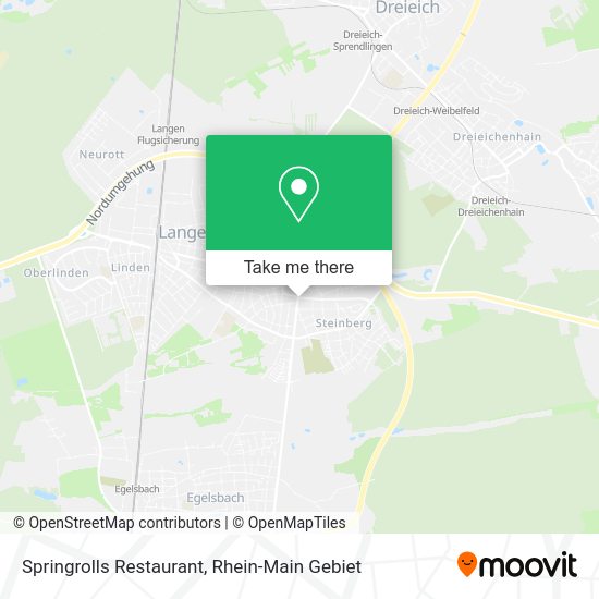 Карта Springrolls Restaurant