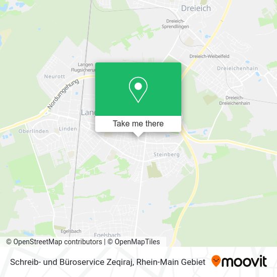 Карта Schreib- und Büroservice Zeqiraj